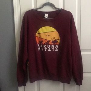 Disney Lion King “Hakuna Matata” Sweatshirt